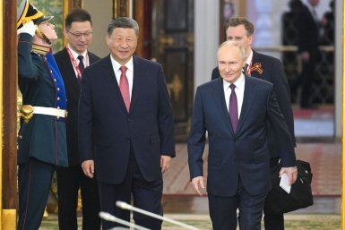 Председатель КНР Си Цзиньпин и президент России Владимир Путин Kremlin.ru