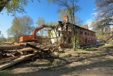Снос барака Комитет по архитектуре и градостроительству Московской области
