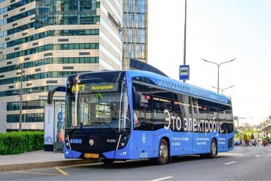 Электробусы вышли на маршруты № 88 и 488 в двух округах Москвы https://www.mos.ru